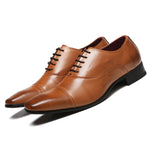 Scarpe da lavoro comode e formali in pelle Oxford, 39, 40, 41, 42, 43, 44, 45, 46