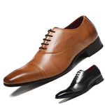 Scarpe da lavoro comode e formali in pelle Oxford, 39, 40, 41, 42, 43, 44, 45, 46