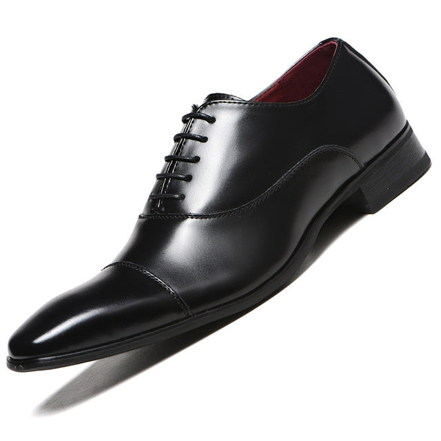 Scarpe da lavoro comode e formali in pelle Oxford, 39, 40, 41, 42, 43, 44, 45, 46