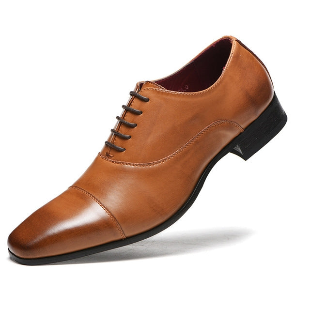 Scarpe da lavoro comode e formali in pelle Oxford, 39, 40, 41, 42, 43, 44, 45, 46