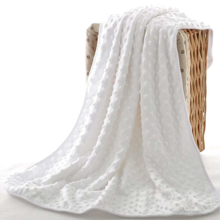 Coperta da letto in pile lavorata a maglia a doppio strato primaverile e autunnale