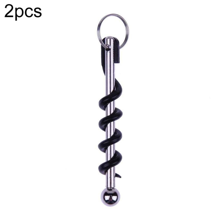 Strumento per vino rosso tascabile cavatappi creativo da 2 pezzi, Key Ring