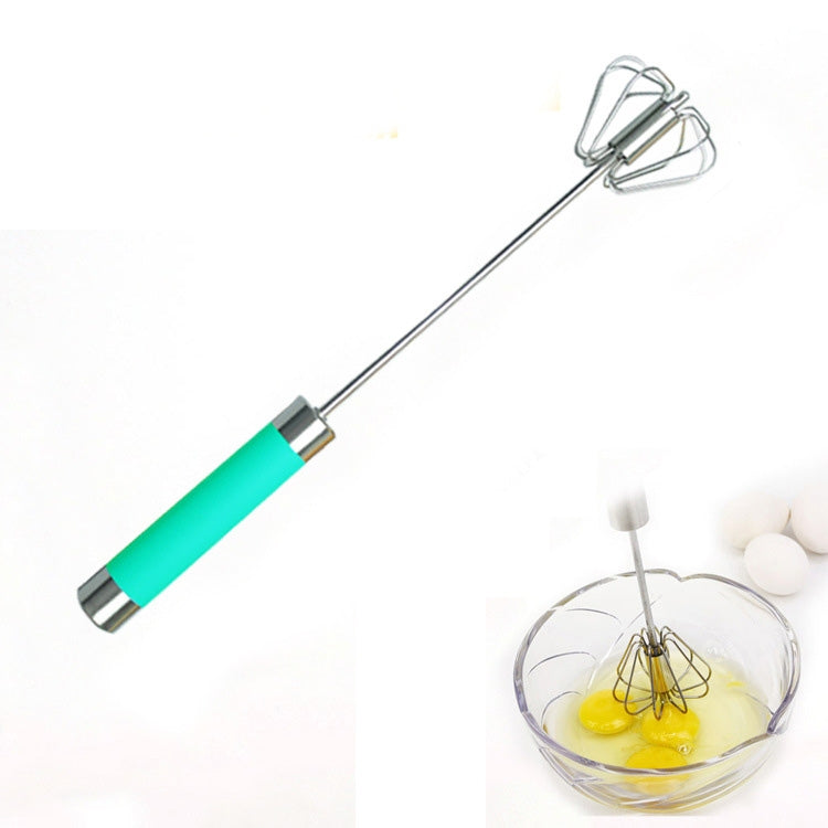 Frullino per uova rotante in acciaio inox 30 cm