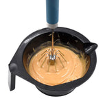 Frullino per le uova rotante con pressa per agitazione semiautomatica in acciaio inossidabile, consegna di colori casuali, Egg Beater