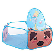 Tenda sicura per bambini per interni ed esterni Box pieghevoli per bambini Gioco Cartoon Lancio di pallacanestro Piscina per bambini