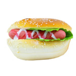 Simpatico hamburger Squishy Crema a lenta lievitazione Profumato Giocattoli di decompressione Decorazione Spremere Giocattolo per bambini, Cute Hamburger