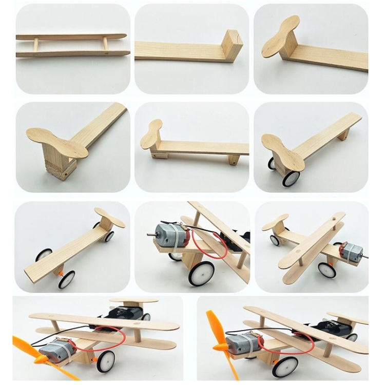 Modello aereo taxi elettrico giocattolo didattico 19x15x8cm