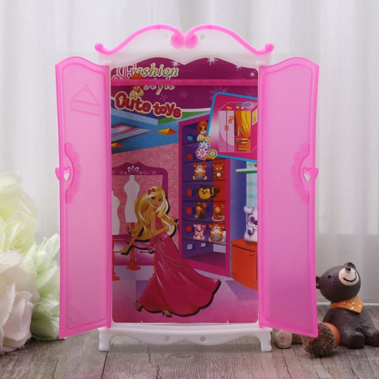 Principessa Mobili Armadio Barbie Bambole Giocattoli Casa delle bambole Armadio Giocattoli Accessori, Closet Toys Accessories