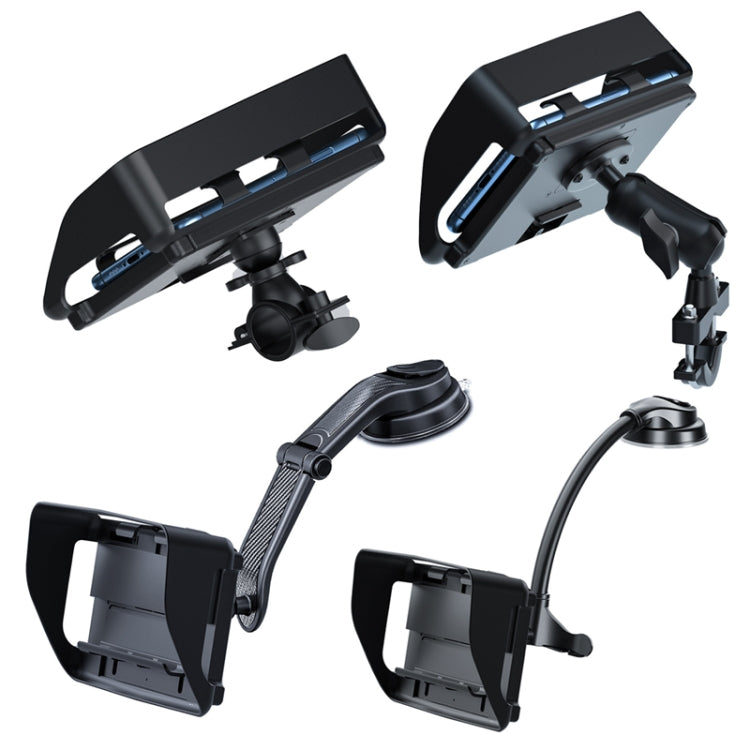 Staffa di navigazione per telefono cellulare con visiera parasole per auto fuoristrada, Classic Handle Type, Universal Adjustment Handle Type, Instrument Panel Jointst Type, Instrument Panel Hose Type
