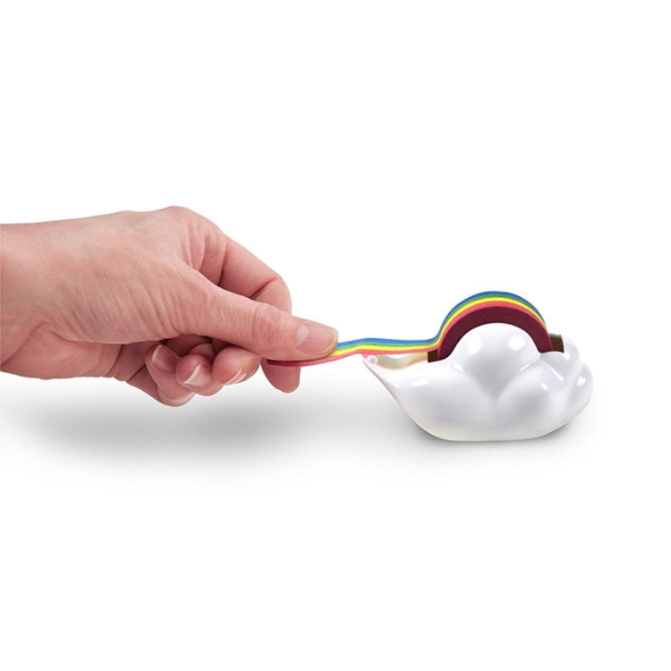 Taglierina in gomma per sedile con nastro arcobaleno Creative Cloud, Rainbow Tape