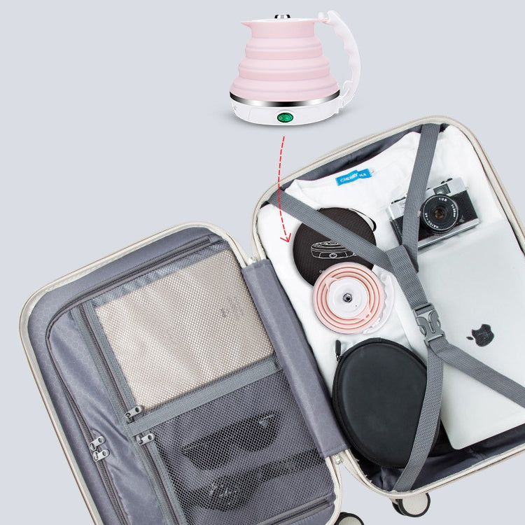 Bollitore elettrico da campeggio da viaggio intelligente a temperatura costante pieghevole portatile in silicone, US Plug, EU Plug, UK Plug