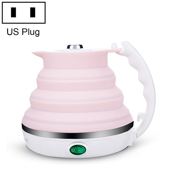 Bollitore elettrico da campeggio da viaggio intelligente a temperatura costante pieghevole portatile in silicone, US Plug, EU Plug, UK Plug