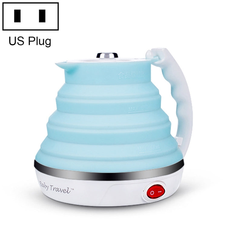 Bollitore elettrico da campeggio da viaggio intelligente a temperatura costante pieghevole portatile in silicone, US Plug, EU Plug, UK Plug