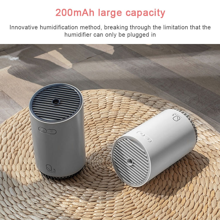 Umidificatore wireless Q3 Mini purificatore d'aria portatile con ricarica USB