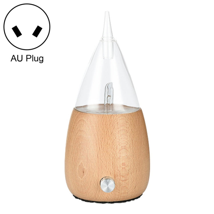 Umidificatore d'aria per aromaterapia in legno e vetro con diffusore senza acqua, AU Plug, UK Plug, US Plug, EU Plug