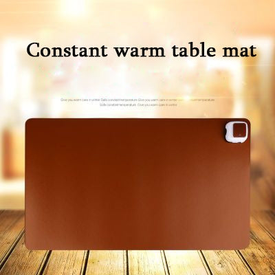 Piastra riscaldante elettrica 220V, scrivania, tappetino da tavolo caldo, coperta per ufficio, riscaldamento del mouse, scaldamani per computer caldo, piastra riscaldante da tavolo, Green Small Size, Black Small Size, Brown Small Size, Green Big Size��...