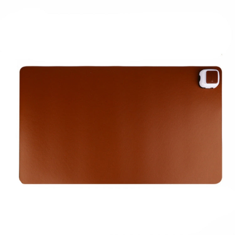 Piastra riscaldante elettrica 220V, scrivania, tappetino da tavolo caldo, coperta per ufficio, riscaldamento del mouse, scaldamani per computer caldo, piastra riscaldante da tavolo, Green Small Size, Black Small Size, Brown Small Size, Green Big Size��...