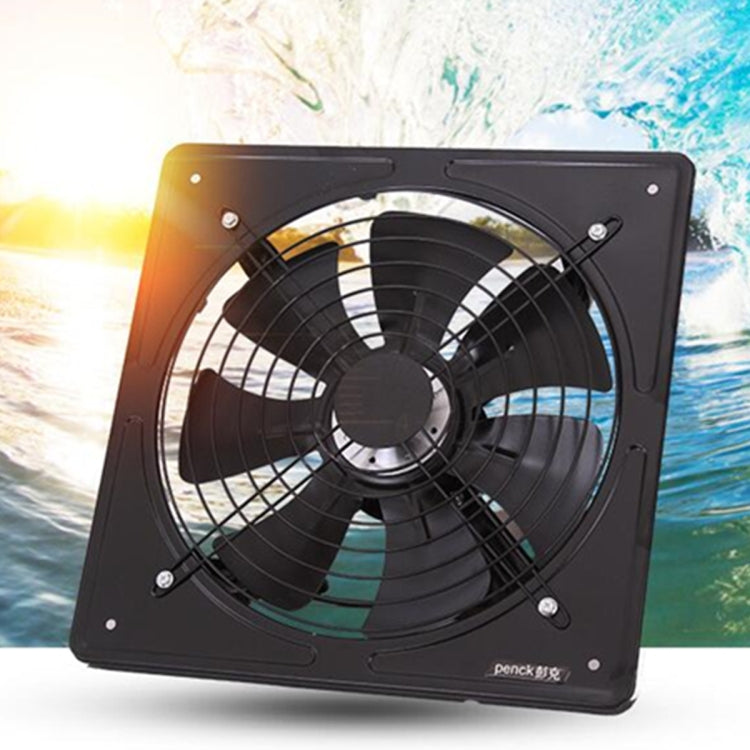 Ventilatore di scarico 220V Estrattore d'aria ad alta velocità Ventilatore per finestre per ventilatore da cucina Ventilatore da parete industriale assiale, 12 inch, 10 inch