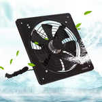 Ventilatore di scarico 220V Estrattore d'aria ad alta velocità Ventilatore per finestre per ventilatore da cucina Ventilatore da parete industriale assiale, 12 inch, 10 inch