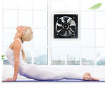 Ventilatore di scarico 220V Estrattore d'aria ad alta velocità Ventilatore per finestre per ventilatore da cucina Ventilatore da parete industriale assiale, 12 inch, 10 inch