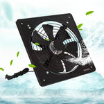 Ventilatore di scarico 220V Estrattore d'aria ad alta velocità Ventilatore per finestre per ventilatore da cucina Ventilatore da parete industriale assiale, 12 inch, 10 inch