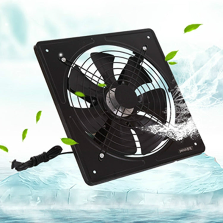 Ventilatore di scarico 220V Estrattore d'aria ad alta velocità Ventilatore per finestre per ventilatore da cucina Ventilatore da parete industriale assiale, 12 inch, 10 inch