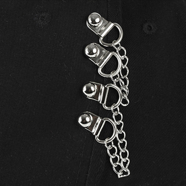 Berretto da baseball con cerchio a catena di personalità, Adjustable