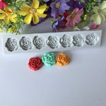 Strumenti per decorare la torta del fondente dello stampo in silicone del fiore della rosa Strumenti di cottura, Rose Flower Shape