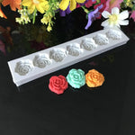 Strumenti per decorare la torta del fondente dello stampo in silicone del fiore della rosa Strumenti di cottura, Rose Flower Shape
