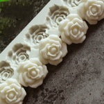 Strumenti per decorare la torta del fondente dello stampo in silicone del fiore della rosa Strumenti di cottura, Rose Flower Shape