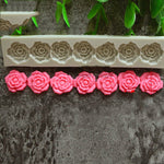 Strumenti per decorare la torta del fondente dello stampo in silicone del fiore della rosa Strumenti di cottura, Rose Flower Shape