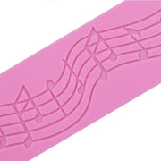 2 pezzi di decorazione per torta, stampo in silicone, strumento per torta fondente, stampo fai da te, Note Shape