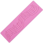 Stampo in silicone per decorazione torta note musicali 20x6 cm