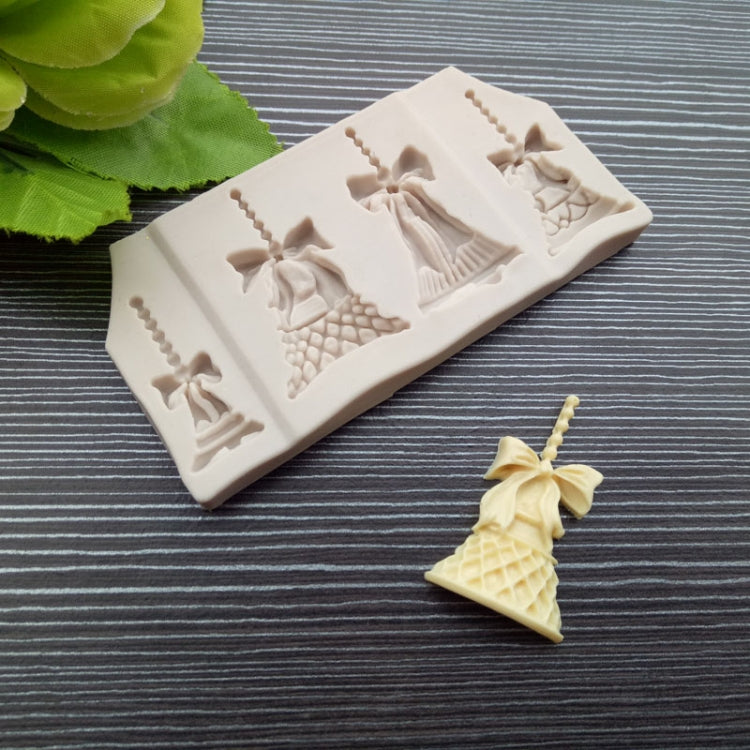 2 pezzi campane di Natale caramelle al cioccolato biscotti strumenti per decorare torte strumenti di cottura fai da te fondente stampo in silicone alimentare, Christmas Bells