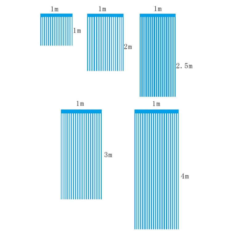 Set 2 tende fondale glitter dorate con frange 1x1m-1x4m