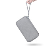 BUBM Caricabatterie digitale Cavo dati USB Custodia per organizzatore Custodia da viaggio per auricolare Cavo di alimentazione