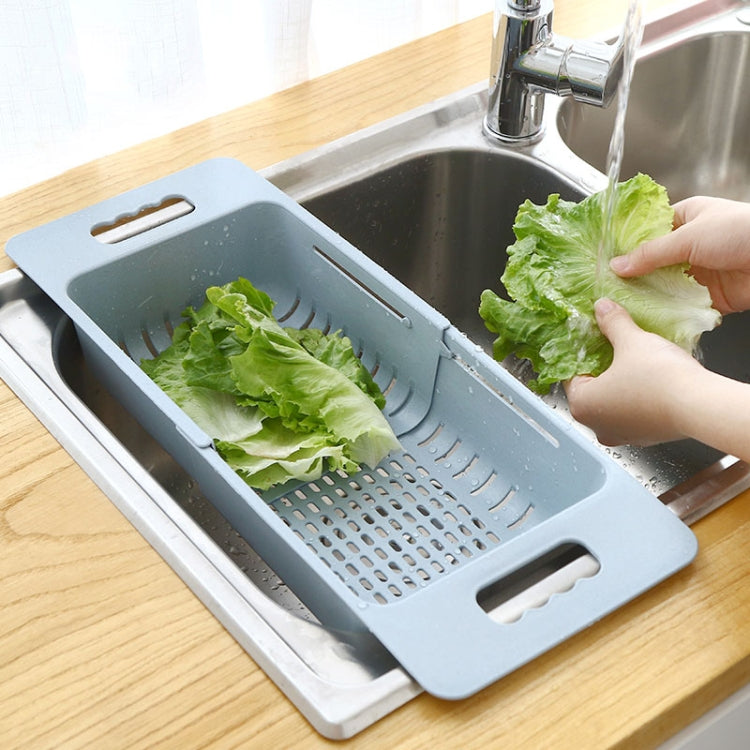 Scolapiatti regolabile, cestello di scarico per lavello, per lavare frutta e verdura, stendino in plastica