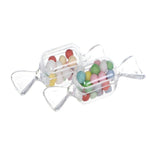 10 pezzi/set scatola di caramelle creativa trasparente piccola mini scatola di plastica a forma di caramella