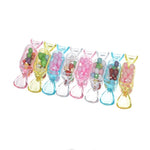 10 pezzi/set scatola di caramelle creativa trasparente piccola mini scatola di plastica a forma di caramella