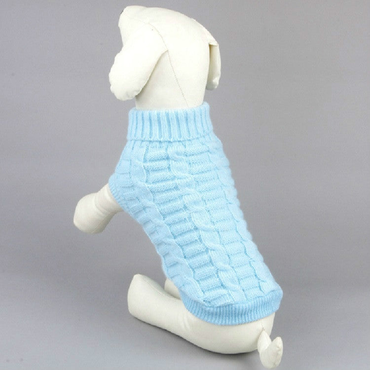 Vestiti per cani orsacchiotto in maglione per cani in tinta unita ad alta elasticità, XS, S, M, L