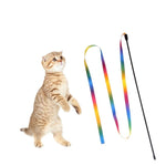 Giocattolo per gatti Striscia di stoffa arcobaleno Bastone per gatti divertente, Rainbow Cloth Strip