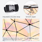 Borsa da petto unisex alla moda Borsa da marsupio Borse laser impermeabili