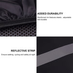 Borsa a tracolla ultraleggera portatile con copertura antipioggia per zaino antipolvere riflettente leggero, XL