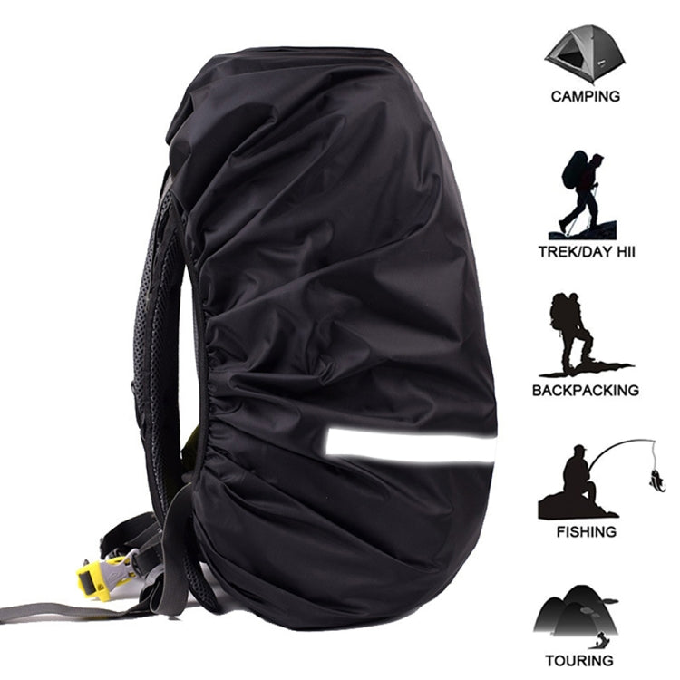 Borsa a tracolla ultraleggera portatile con copertura antipioggia per zaino antipolvere riflettente leggero, XL