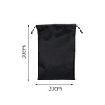 Borsa portaoggetti da viaggio impermeabile in nylon portatile da 10 pezzi Borsa portaoggetti per abbigliamento con tasca a fascio con coulisse, 20cmx30cm, 27cmx34cm, 34cmx39cm, 46cmx57cm