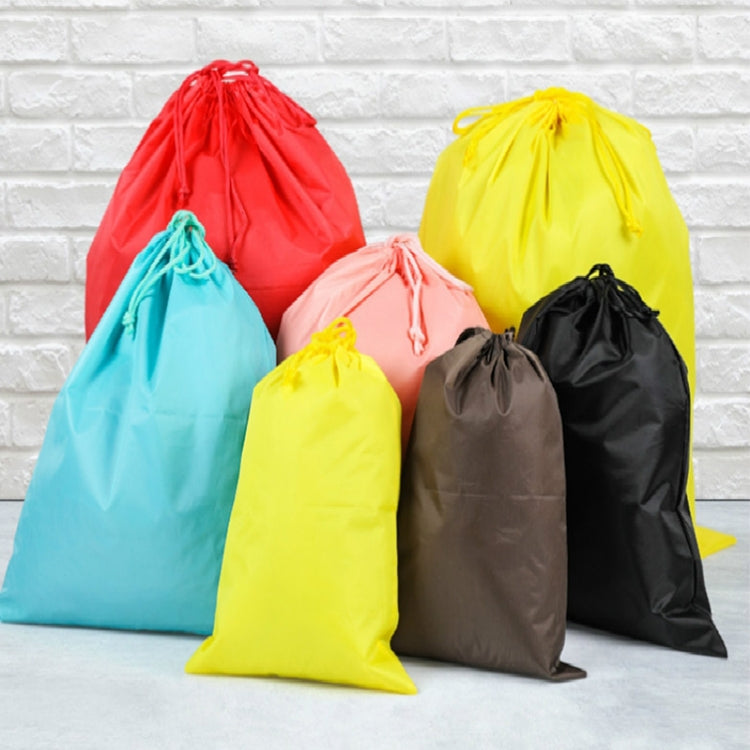 Borsa portaoggetti da viaggio impermeabile in nylon portatile da 10 pezzi Borsa portaoggetti per abbigliamento con tasca a fascio con coulisse, 20cmx30cm, 27cmx34cm, 34cmx39cm, 46cmx57cm