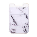 Clip adesiva per telefono con porta carte in plastica elasticizzato per strada con motivo in marmo