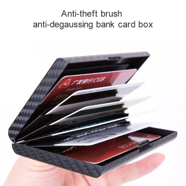 Porta carte di sicurezza antimagnetico di grande capacità per carte di credito in lega di alluminio