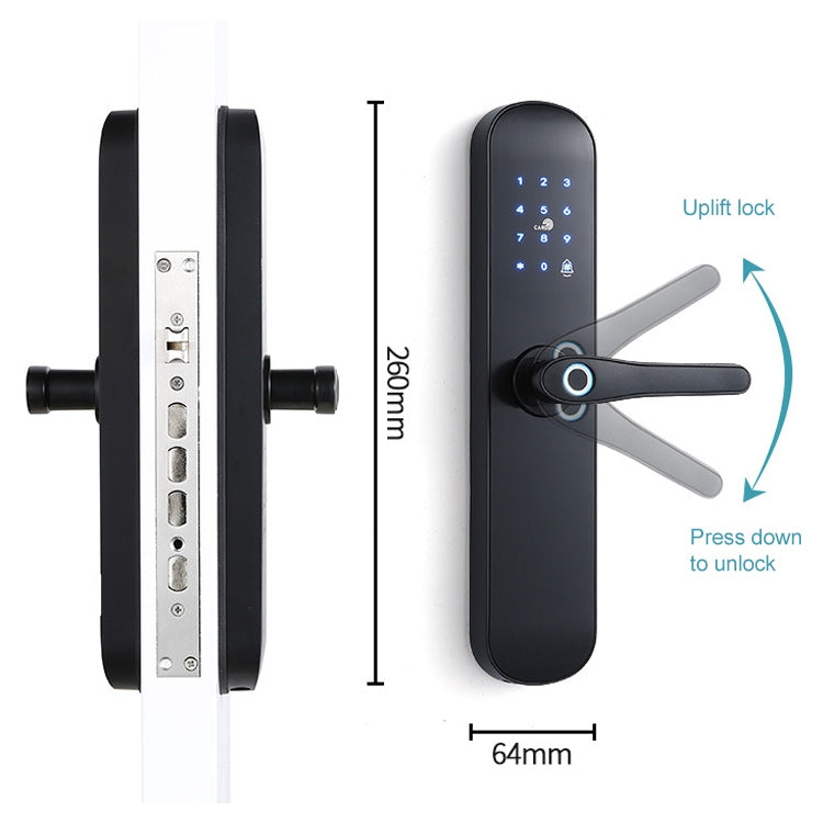 Blocco elettronico impronte digitali S011M per porte
