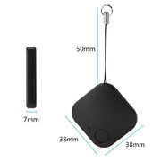 Dispositivo antismarrimento portatile Mini Square Allarme portachiavi antifurto remoto Bluetooth intelligente